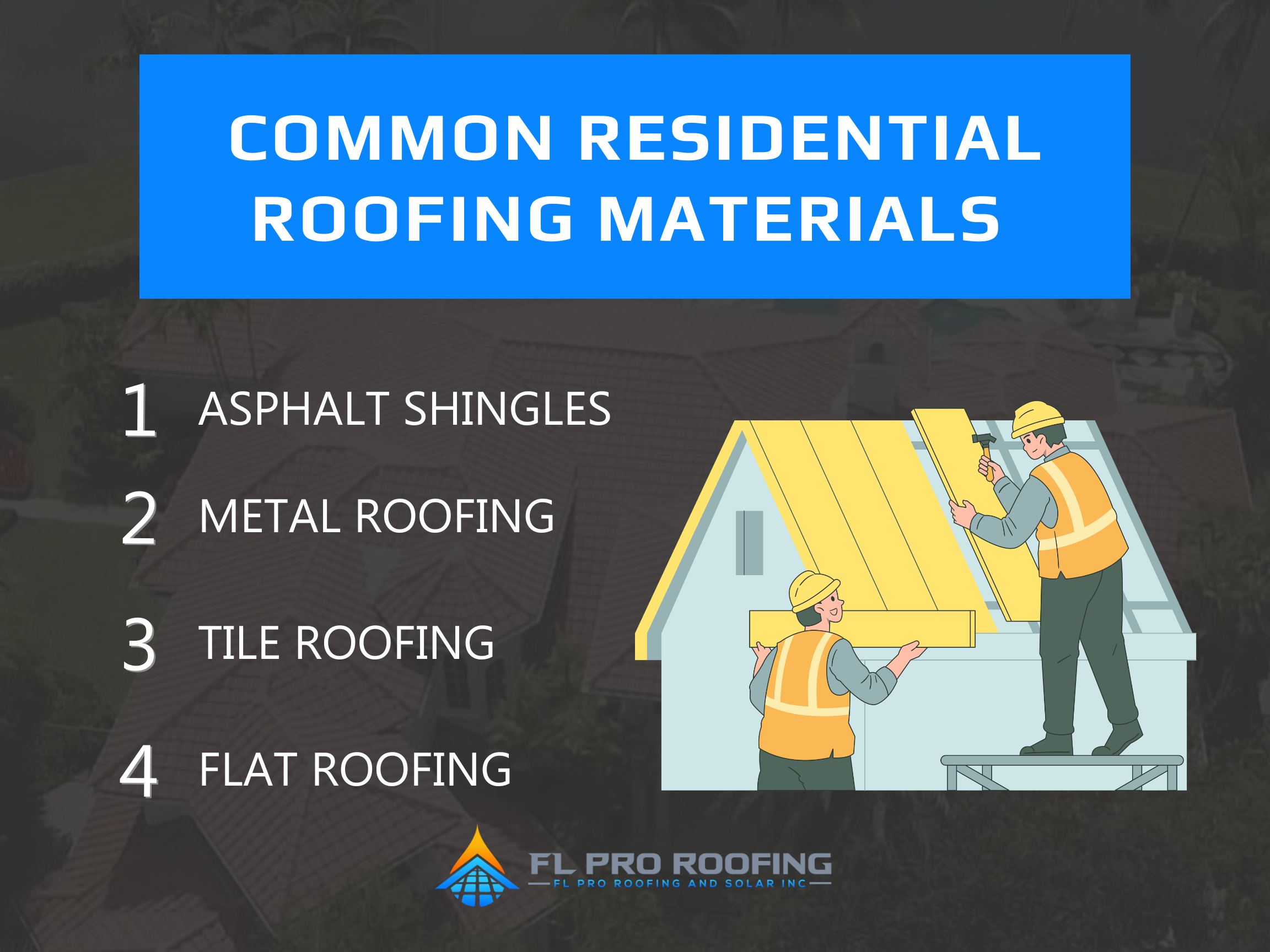 common-residential-roofing-materials