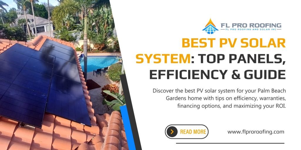 best PV solar system